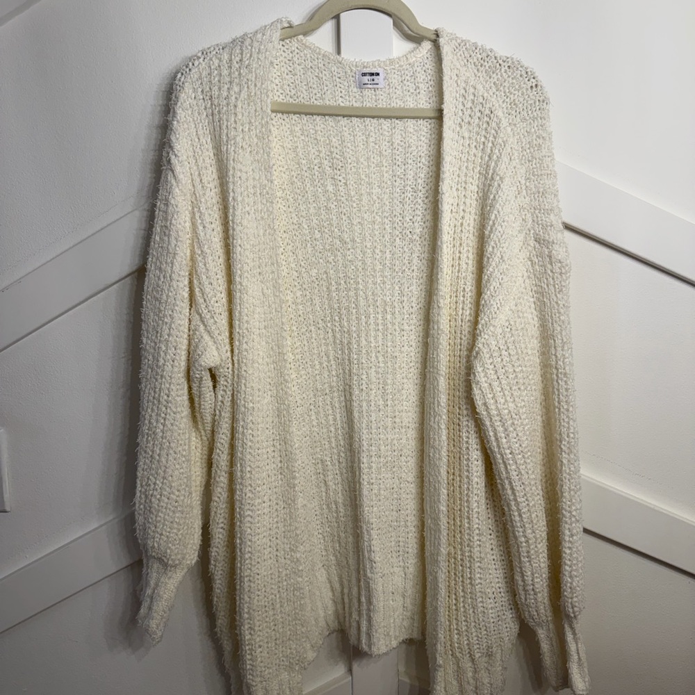 Cotton On Cream Knit Cardigan